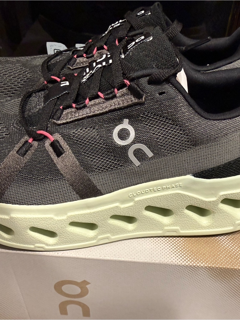 On cloud On Men’s Cloudelipse Men’s NIB Running Shoes Rock/Lima Size 7.5 - Picture 4 of 10